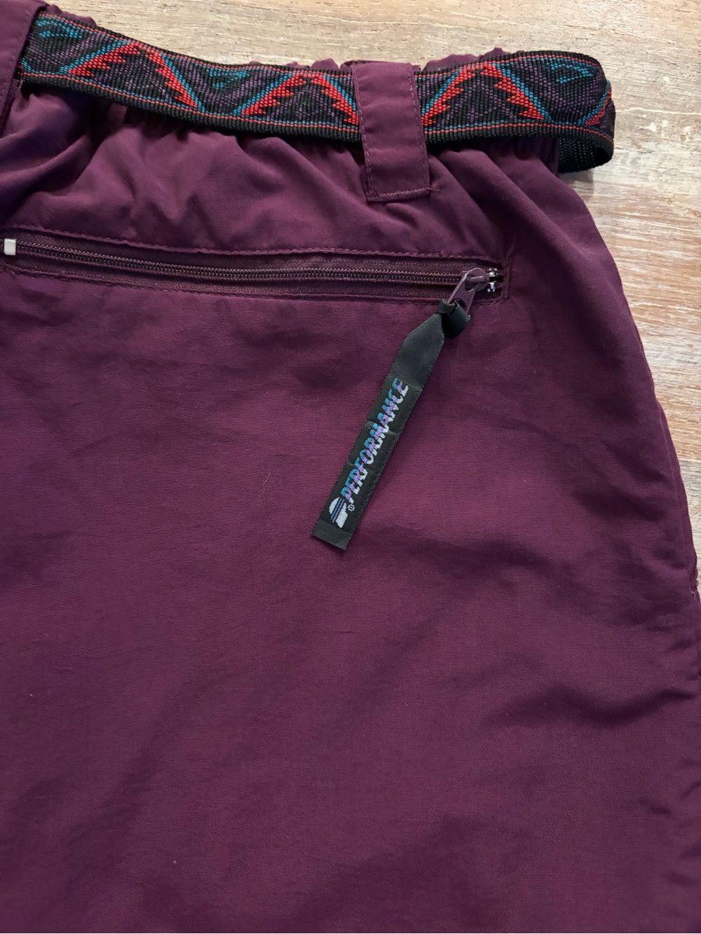 Performance Cycling Wear Bike Shorts Large Purple Padded Chamois Shell Y2K - Picture 8 of 16